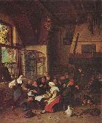 Tavern Scene Cornelis Dusart